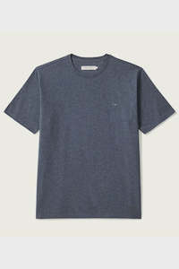 Polos Shirts T Shirts: R.M. Williams Parson T-Shirt Dark Blue Marle