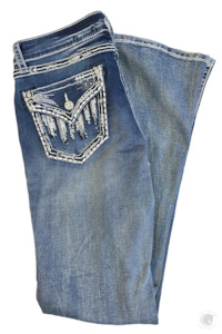 Grace In LA Falling Sequin Jeans