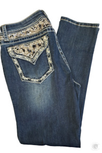 Grace In LA Sequins Pocket Jeans