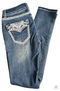 Grace In L A 1: Grace in LA jeans Embroidered Aztec skinny