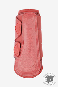 LeMieux Arika Mesh Brushing Boots Cranberry