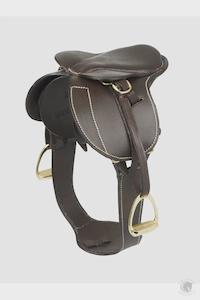 Girths Stud Guards: LeMieux Toy Pony Jump Saddle and Stud Girth Brown