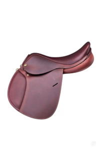 Pessoa Pony Rodrigo Jump Saddle 15 3/4" Dark Brown