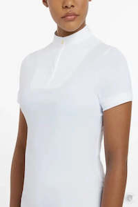 LeMieux Sophia Short Sleeve Show Shirt White