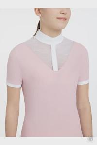 LeMieux Young Rider Eva Short Sleeve Show Shirt Blossom