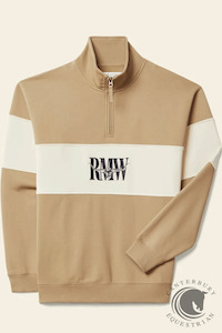 R.M. Williams Heritage 1/4 Zip Sweatshirt Mud