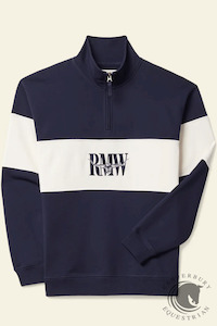 R.M. Williams Heritage 1/4 Zip Sweatshirt Navy