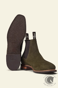 R.M. Williams Craftsman Boot Eucalypt Suede Leather