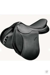 BATES CAPRILLI CLOSE CONTACT CLASSIC SADDLE WITH HART CLASSIC BLACK