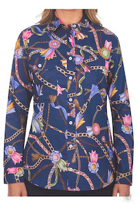 Thomas Cook: Woman's Jolie Full Placket Long Sleeve Shirt