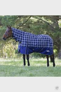 SAXON DEFIANT WITH BUCKLE 600D COMBO NECK LITE NAVY PLAID