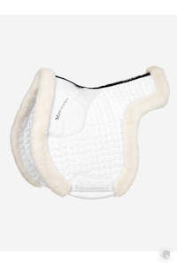 LeMieux Merino+ Hunter Saddle Pad White/White