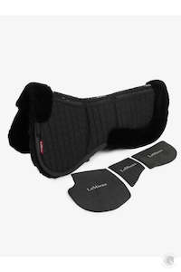 LeMieux Merino+ ProSorb 3 Pocket Half Pad Black/Black