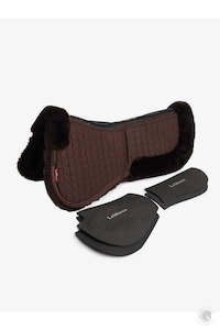 LeMieux Merino+ ProSorb 2 Pocket Half Pad Brown/Brown
