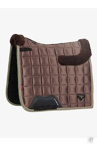 Lemieux Saddle Pads: LeMieux Merino+ Loire Classic Dressage Square Walnut