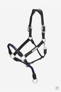 Lemieux Halter Leads: LeMieux Rope Control Headcollar Black