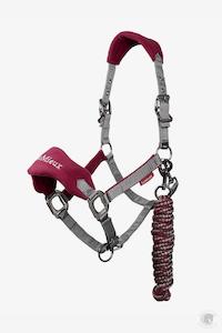 LeMieux Vogue Headcollar and Leadrope Mulberry