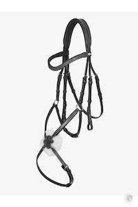 Lemieux Leather Work: LeMieux Arika Figure 8 Bridle Black/Silver