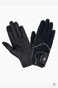 Lemieux Gloves: LeMieux 3D Mesh Riding Gloves Black