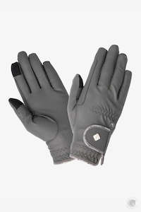 LeMieux Classic Riding Gloves Grey