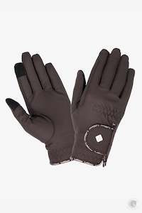LeMieux Classic Riding Gloves Brown