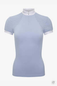 LeMieux Olivia Short Sleeve Show Shirt Mist