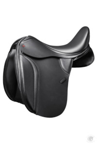 Trial Saddles: Thorowgood T8 High Wither Dressage Saddle 17.5" Black Trial 194174 - TRIAL SADDLE FEE + DEPOSIT