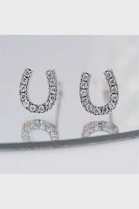 Elite Equestrian Jewellery 1: Mini Horseshoe Stud Earrings