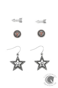 Cowgirl Confetti Brighten It Up Earring Set