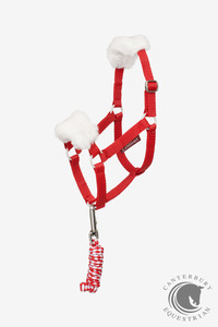 Lemieux 1: LeMieux Hobby Horse Christmas Headcollar & Leadrope Red