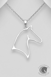 Sterling Silver Horse Pendant