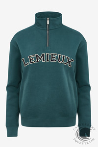 LeMieux Kelsie Quarter Neck Sweat Jungle