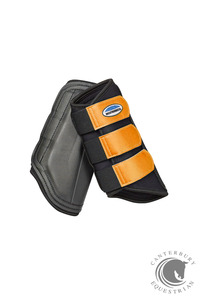 Weatherbeeta Single Lock Brushing Boots Orange