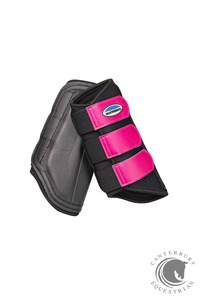 Weatherbeeta Single Lock Brushing Boots Pink