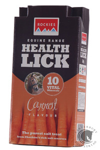 New Arrivals: Rockies Carrot Flavour Health Lick 2kg