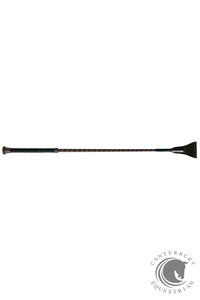 Fleck Riding Whip Soft Wrapped Grip Brown