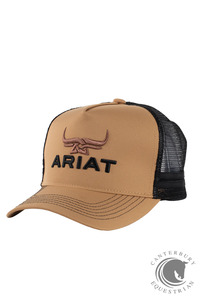 New Arrivals: Ariat Bull Horn Trucker Cap Black/Khaki