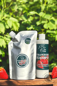 Grooming Stable 1: Eco Horse Refill Pouch Strawberry Shampoo