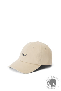 R.M. Williams Mini Longhorn Twill Cap Ecru