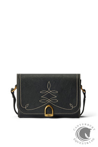 R M Williams 1: R.M. Williams Eden Stitch Saddle Bag Black