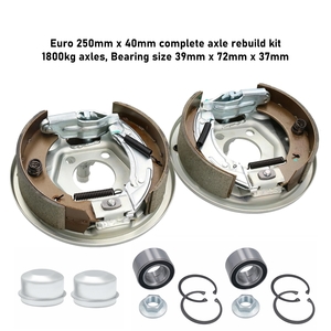 Hubs and Stubs: Euro 250mm x 40mm Axle Rebuild Kit