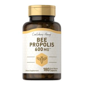 Frontpage: Bee Propolis, 600 mg, 180 Quick Release Capsules