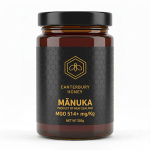 Frontpage: Mānuka Honey MGO 514+ 250gram