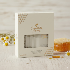Frontpage: Canterbury Honey Rejuvenating Honeycomb 5-Piece Mask Set