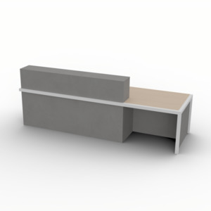 Douglas Design Reception Counter with Wheelchair Access - Canterbury Office Furniture
