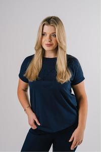 Casual Clothing: Étoile EQ Embossed Logo Tee - French Navy