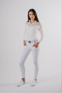 Breeches And Riding Tights: Étoile EQ Sculpt & Support Hybrid Breech - White