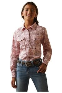 Kids Clothing: Ariat Girls Paisley Snap LS Shirt