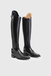 Secchiari 400W Tall Boots, Karbon Panel with Top Trim & Laces - Black