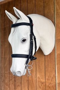 Jeffries: Jeffries Premium IR Weymouth Full Bridle – Black